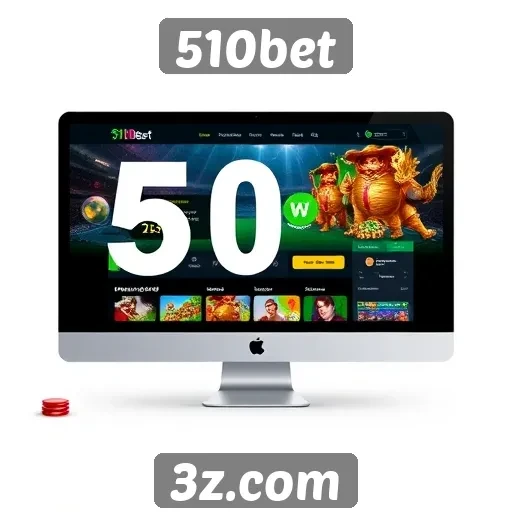 Navegação e design do site 510bet